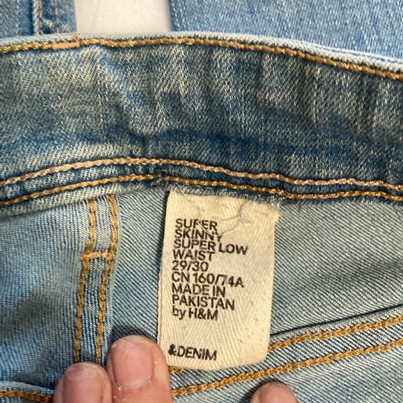 Vintage 80’s H& M supper Stretch Skinny jeans in excellent pre~loved condition - Picture 4 of 7